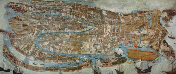 Mappa di Venezia, prima metà del XVII secolo